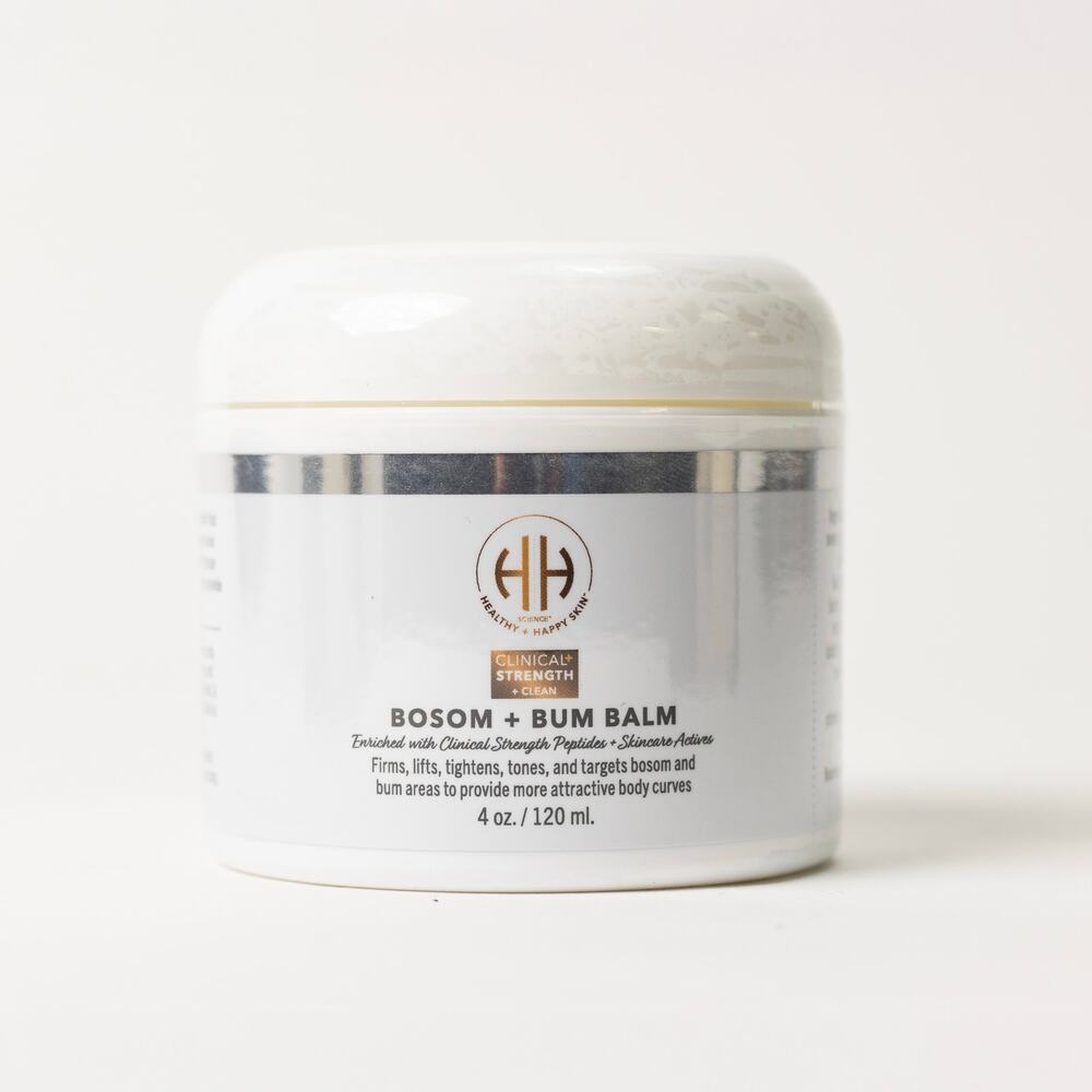 HH Science Bosom + Bum Balm 4oz Clinical Strength Firming Tightening Clean Skin